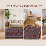 Chic Vintage Lattice Artistry(Red)