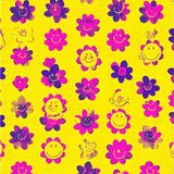 Delightful Fun Floral Decor(Yellow)