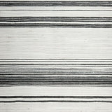 Chic Black And White Striped Front Porch Stripe Area(White)