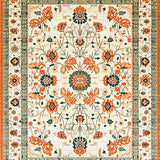Neutral Earthy Botanical Motif(Beige)