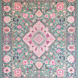 Elegant Vintage Tiled Motif(Green)