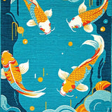 Joyful Coastal Vibe Bath Decor(Blue)