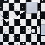 Ultra Soft Area Rug, Non Slip, Stain Resistant, Washable Area Rugs for Living Room, Bedroom, Soft Washable Kids Room Geometric Rug(Black)