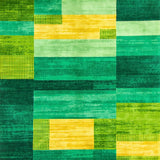 Dynamic Whimsical Curved Motifs(Green)