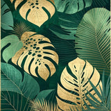 Rustic Earthy Leafy Charm(Green)