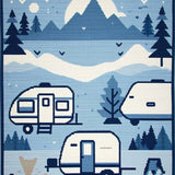 Eclectic Minimalist Campfire Vibes(Blue)