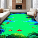 Adventurous Underwater Scene in Green(Green)