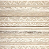 Ultra Soft Area Rug, Non Slip, Stain Resistant, Washable Area Rugs for Living Room, Bedroom, Natura Collection Area Woven Tribal Accent(Beige)