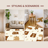 Chic Rustic Furry Accent(Beige)