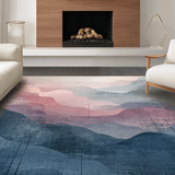 Ultra Soft Area Rug, Non Slip, Stain Resistant, Washable Area Rugs for Living Room, Bedroom, Luxe Washable Non-Shedding Eco-Friendly Ultra-Soft Modern Home Accent(Gray)