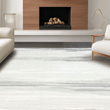 Chic Light Grey Abstract Swirls(Gray)