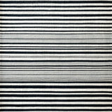 Ultra Soft Area Rug, Non Slip, Stain Resistant, Washable Area Rugs for Living Room, Bedroom, Contemporary Reversible Doormat:  Black & White Striped Carpet(Black)