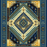 Ultra Soft Area Rug, Non Slip, Stain Resistant, Washable Area Rugs for Living Room, Bedroom, Machine(Blue)