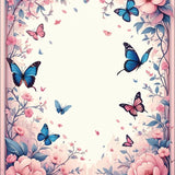Ultra Soft Area Rug, Non Slip, Stain Resistant, Washable Area Rugs for Living Room, Bedroom, Bright Botanical Playful Design(Pink)