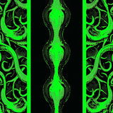 Vivid Tentacle Swirl Composition(Green)