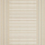 Ultra Soft Area Rug, Non Slip, Stain Resistant, Washable Area Rugs for Living Room, Bedroom, Chic Neutral Scalloped Patterned Piece(Beige)