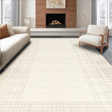 Ultra Soft Area Rug, Non Slip, Stain Resistant, Washable Area Rugs for Living Room, Bedroom, Serene Beige Bath Memory Foam Absorbent(Beige)