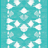 Ultra Soft Area Rug, Non Slip, Stain Resistant, Washable Area Rugs for Living Room, Bedroom, Rustic Ocean Breeze Design(Blue)