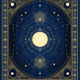 Rustic Dreamy Nightscape Aesthetic(Blue)