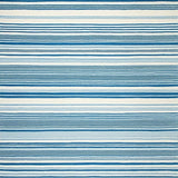 Ultra Soft Area Rug, Non Slip, Stain Resistant, Washable Area Rugs for Living Room, Bedroom, Chic Warm Earthy Stripes(Blue)