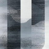 Ultra Soft Area Rug, Non Slip, Stain Resistant, Washable Area Rugs for Living Room, Bedroom, Ultra-Thin Stain Resistant Rug With Contemporary Fade Design For Hallway(Gray)