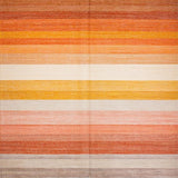 Ultra Soft Area Rug, Non Slip, Stain Resistant, Washable Area Rugs for Living Room, Bedroom, Sophisticated Multicolor Medallion Theme(Orange)