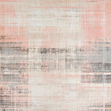 Ultra Soft Area Rug, Non Slip, Stain Resistant, Washable Area Rugs for Living Room, Bedroom, Contemporary Distressed Runner Elegant Floor(Pink)