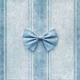 Ultra Soft Area Rug, Non Slip, Stain Resistant, Washable Area Rugs for Living Room, Bedroom, Charming Ribbon Tie Accent Rug With Dainty Coquette Design For Stylish Decor(Blue)