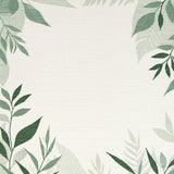 Fresh Contemporary Leaf Composition(Beige)