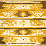 Ultra Soft Area Rug, Non Slip, Stain Resistant, Washable Area Rugs for Living Room, Bedroom, Warm Earth Tones with Tribal Flair(Yellow)