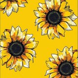 Chic Sunflower Patterned Decor(Yellow)