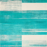 Artful Modernist Geometric Arrangement(Blue)