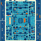 Lively Children Playful Terrain(Blue)