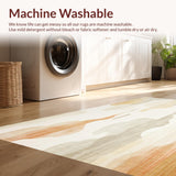 Abstract Cloud Tie Dyed Neutral Area(Beige)