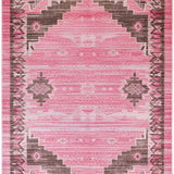 Ultra Soft Area Rug, Non Slip, Stain Resistant, Washable Area Rugs for Living Room, Bedroom, Stylish Whimsical Cowgirl Design(Pink)