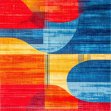 Energetic Multi Hued Design(Red)