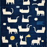 Eclectic Cat Inspired Decoration(Blue)