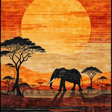 Ultra Soft Area Rug, Non Slip, Stain Resistant, Washable Area Rugs for Living Room, Bedroom, Bold Orange and Brown Palette(Orange)
