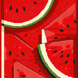 Eclectic Fun Fruit Illustration(Red)