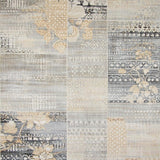 Ultra Soft Area Rug, Non Slip, Stain Resistant, Washable Area Rugs for Living Room, Bedroom, Contemporary Oversized Patterned Elegance(Gray)