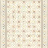 Luxurious Hudson Collection Area with Elegant Lattice Design(Beige)