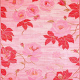 Ultra Soft Area Rug, Non Slip, Stain Resistant, Washable Area Rugs for Living Room, Bedroom, Joyful Springtime Color Palette(Pink)