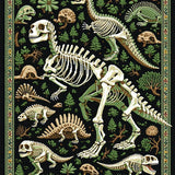 Luxurious Textured Jurassic Imagery(Black)