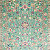 Ultra Soft Area Rug, Non Slip, Stain Resistant, Washable Area Rugs for Living Room, Bedroom, Cream Green Nursery Playroom Stain-Resistant Rug(Green)