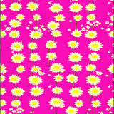 Sunny Yellow Flower Accents(Pink)