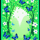 Chic Modern Butterfly Eclectic Vibe(Green)