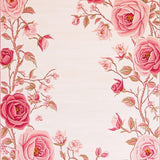 Ultra Soft Area Rug, Non Slip, Stain Resistant, Washable Area Rugs for Living Room, Bedroom, Brightly Colored Nature Theme Accent(Pink)