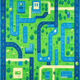 Bright Playful Interactive City Map(Green)