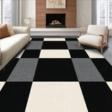 Contemporary Striped Contrast Motif(Black)