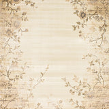 Ultra Soft Area Rug, Non Slip, Stain Resistant, Washable Area Rugs for Living Room, Bedroom, Boho Beige Runner Floral Long Entryway Mat(Beige)